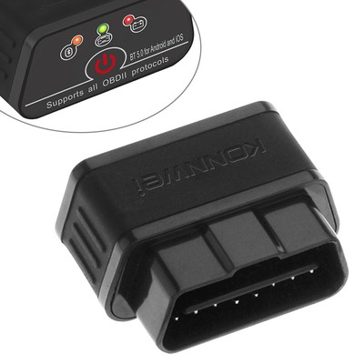 KONNWEI KW903 V1.5 OBD2 Selbstscanner bluetooth5.0 Elm327 Schnittstelle Schwarz