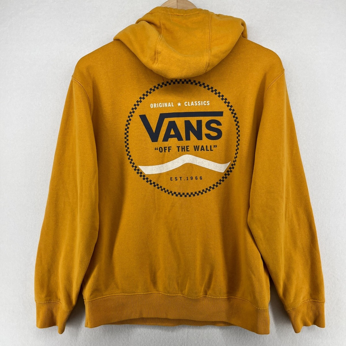 VANS Hoodie Mens S Off The Wall Fleece Sweatshirt Pullover Cotton