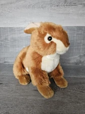 Auswella Plush  Bunny with Magnetic Mouth Lovey Stuffed Animals Rabbit SOFT