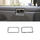 <!--F#f_0-->Inner Door Handle Decor Frame Cover For Jeep Wrangler TJ 1997-2006 Chrome Silver<!--F/-->