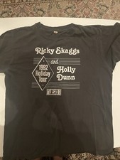 Ricky Scaggs 1992 tour shirt L/XL vintage bluegrass
