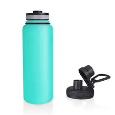 40oz Water Bottle Stainless Steel Vacuum Double Wall Insulation Sport Wide Mouth