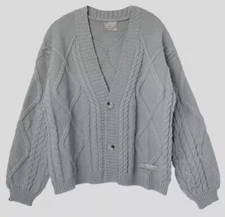 NEW SEALED TAYLOR SWIFT The Tortured Poets Department TTPD Gray Cardigan XS/S