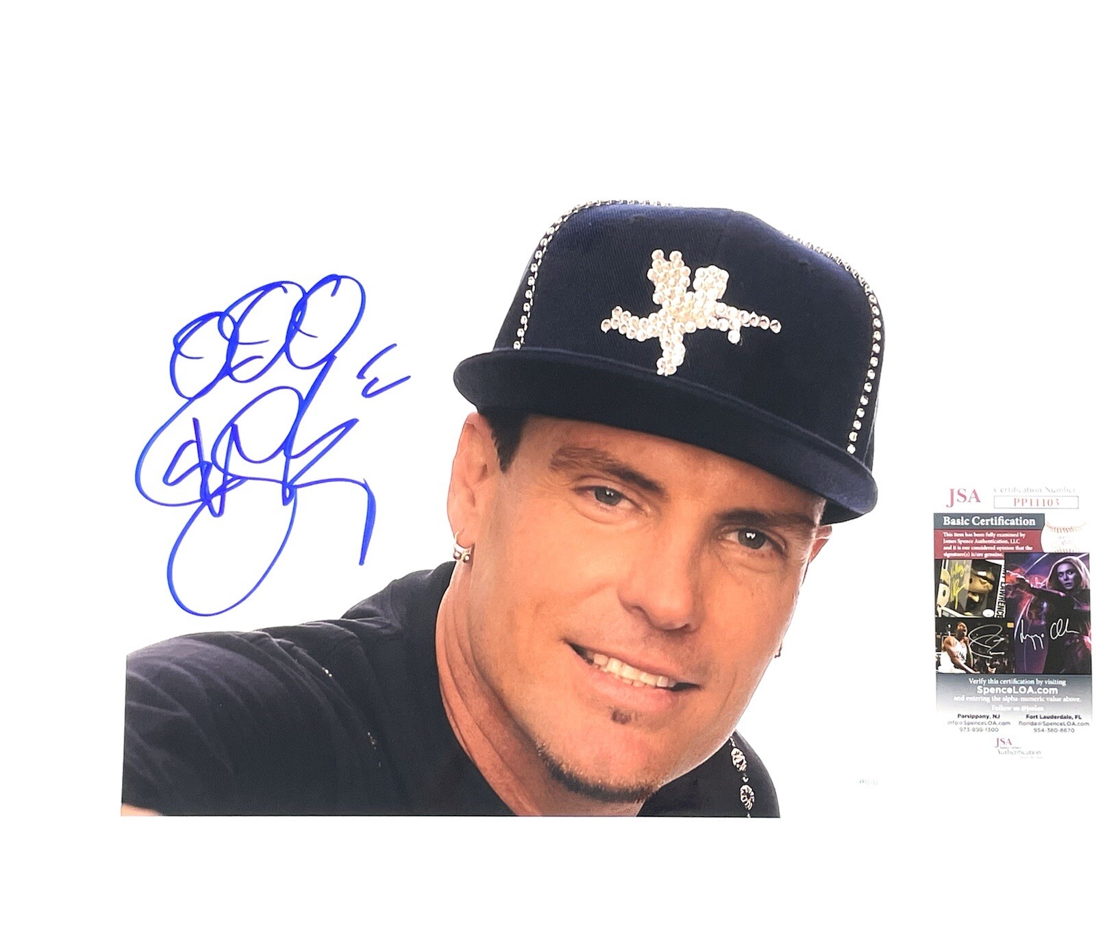 Vanilla Ice Authentic Signed 11x14 Photo Rap Hip Hop Autographed JSA Certified 