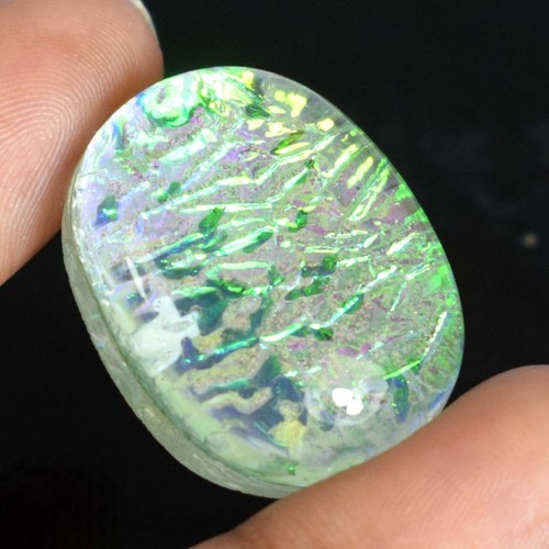 Opale Boulder Naturelle Doublet Ovale 10 Carats - Pierre Précieuse En Vrac D'Australie