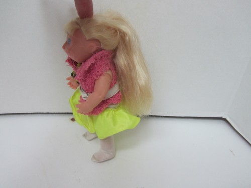 2003 CABBAGE PATCH KIDS GIRL DOLL BLOND HAIR MINI 7" TOYS R US - Bild 3 von 6