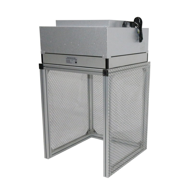 23.6×23.6in Vertical Laminar Flow Hood Air Flow Clean Bench 99.99%HEPA Filter US