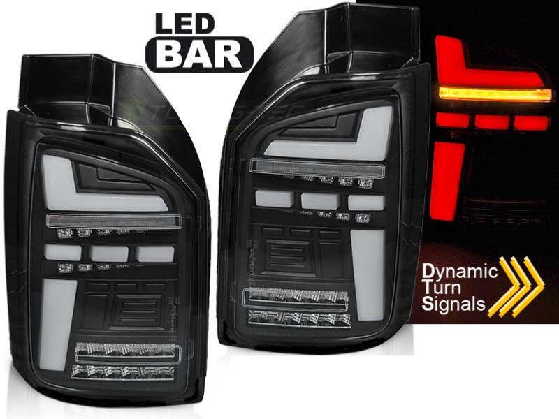 Feux arriere Full LED pour Volkswagen T6 noir ideal pour relooker votre van de camping
