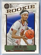 2021 CHRONICLES DRAFT LEGACY ZIAIRE WILLIAMS RED PARALLEL ROOKIE SP #139/149
