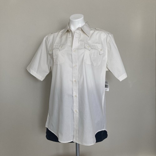 NWT! Y2K Zoo York Shirt Men's Size L Short Sleeve Pockets Button Up - Deadstock - Picture 3 of 10