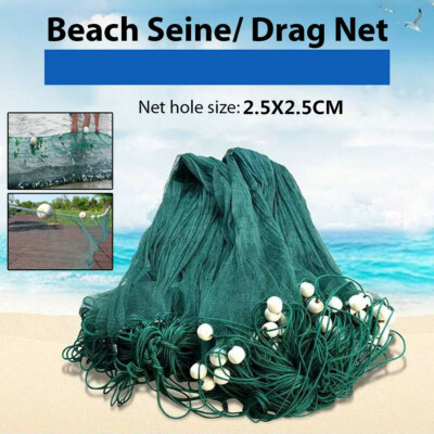 Rete Da Traino A Maglia Verde 1.5x1.5cm: Personalizzata E Fatta A Mano Per La Pesca Professionale