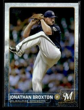 2015 Topps #666 Jonathan Broxton Rainbow Foil Card Milwaukee Brewers