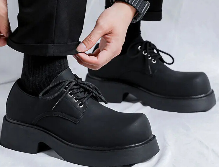 SAOLA Cargo scarpe giapponesi in pelle scarpe eleganti da uomo scarpe Oxford stringate ufficio nuove