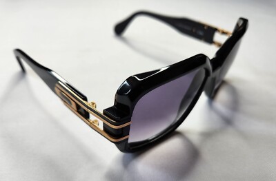 CAZAL LEGENDS BLACK w GOLD TRIM SUNGLASSES MADE IN GERMANY New Cazal Legends 8025 Sunglasses Authentic C. 003 Shiny  main image 3