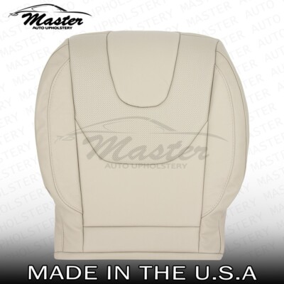 For 2015 - 2017 Ford Fusion Titanium Driver Bottom Tan Vinyl Seat Cover, Perf