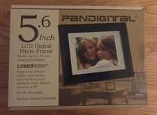 Pandigital PAN56-1 5.6-Inch Digital Picture Frame Black - NIB- 128MB w/remote