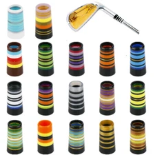 10pcs Golf Ferrule Replaceable Fit Iron Wedge Golf Club Tip.355 9.2*25.4*13.7mm