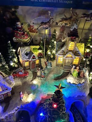 Animated Village Centerpiece Christmas Village - 1487765 for sale
