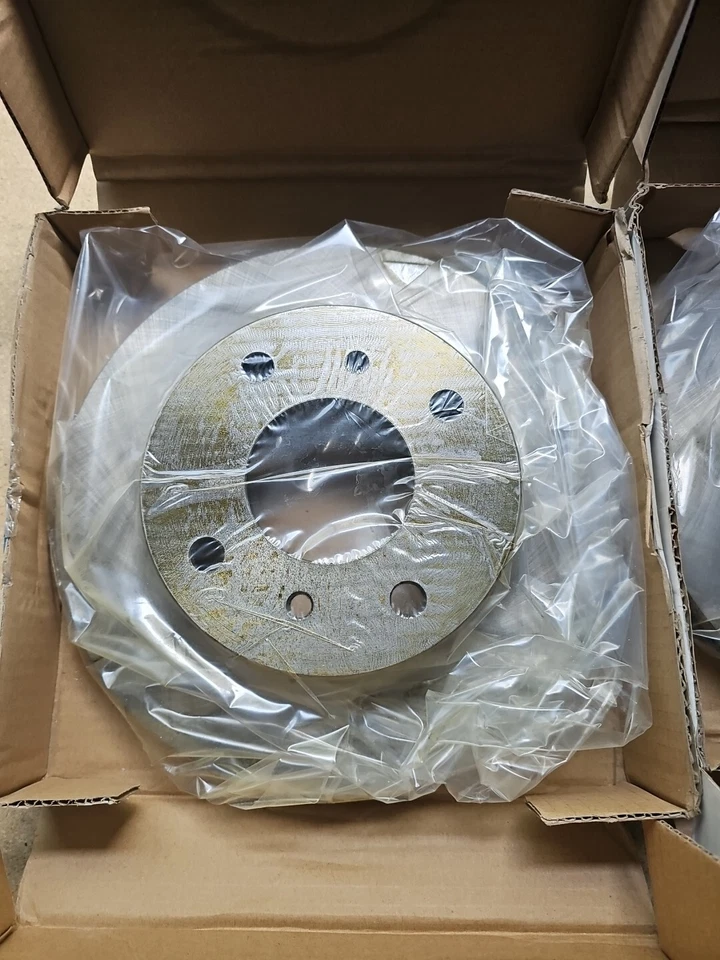 Rotor de freio a disco 2 Wearever YH141443 serve para 89-93 Nissan 240SX - Imagem 2 de 4