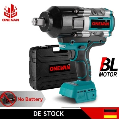 ONEVAN Avvitatore a percussione a batteria 3100Nm 3/4 pollici avvitatore a cricchetto per Makita