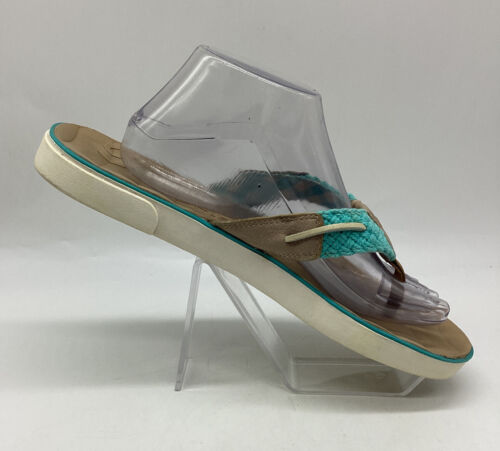 Sperry Top Sider Women’s Parrotfish Flip Flop Thong Sandal Sz. 11M 60662 - Picture 4 of 12
