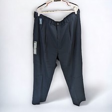 Haggar Men's Classic Fit Hidden Expandable Waist Pants Size 48W X 36L