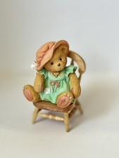 Cherished Teddies 1993 Girl on Wooden Chair  A Mums Love Bears All Things  
