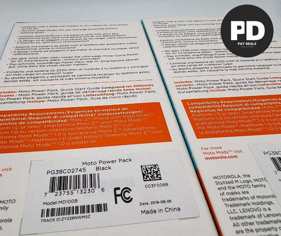 Motorola MD100B MotoMods Moto Power Pack Mod