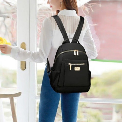 Multi-pocket Shoulders Backpack Adjustable Strap Travel Rucksack Schoolbag - Picture 8 of 9