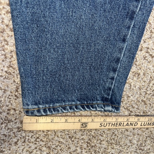 Vintage 90s Levi’s 9922 Women 24 W 40x31 Jeans Pants Tapered Fit Orange Tab - Picture 9 of 14