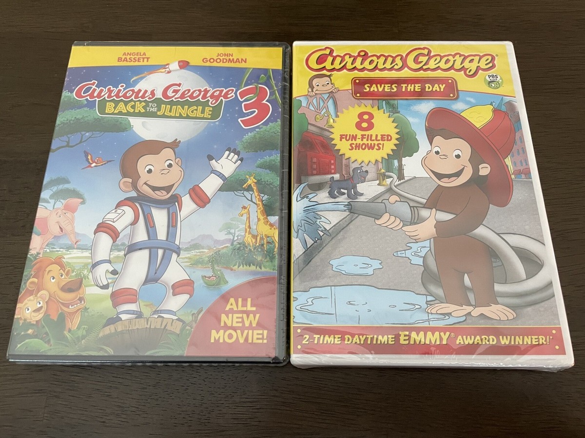 DVD 2 Pack Curious George Saves The Day & Back To The Jungle New
