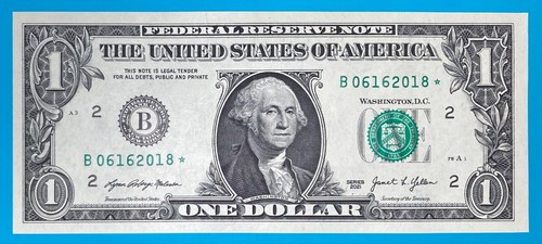 June 16, 2018 : B 06162018 * BIRTHDAY NOTE $1 One Dollar Bill *Uncirculated* - Picture 2 of 3