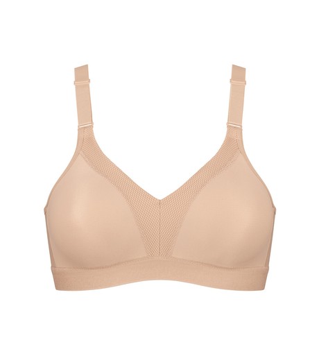 Triaction Wellness Beige Sports Bra, Sizes 10C - 18D, Triumph Lingerie - Picture 4 of 4