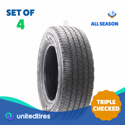 Set of (4) Used 255/65R17 Goodyear Wrangler Fortitude HT 110T - 7-9/32