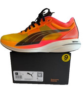 Puma Deviate Nitro Elite Women's Size 9 Carbon Racing Super Shoe Fireglow 37760