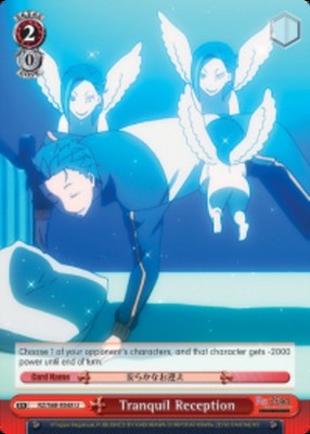 Tranquil Reception - RZ/S68-E048 - U Near Mint Weiss Schwarz Re:Zero - Memory Sn