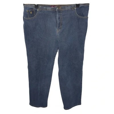 Gloria Vanderbilt Amanda dark wash average size 20W