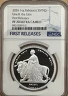 2026 Falkland Islands Una and the Lion 1 oz Silver Proof BOX LOW COA FR NGC PF70