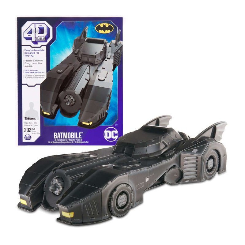 Batmobile Batman DC 4D Build puzzle pour d&eacute;coration bureau