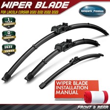 3Pcs 26'' & 18'' & 11'' Windshield Wiper Blades for Lincoln Corsair 2020-2023