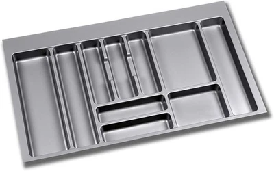 EMUCA Vassoio Portaposate per cassetto da cucina porta posate modulo 90 rifilabile