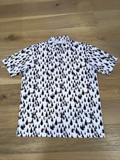 Waggle Golf Polo Shirt Tigers Forest Mens Sz XL Short Sleeves Pine Trees