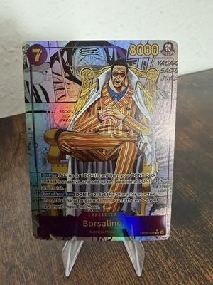 One Piece TCG Borsalino OP16-073 Manga Rare Alternate Art Englisch PROXY