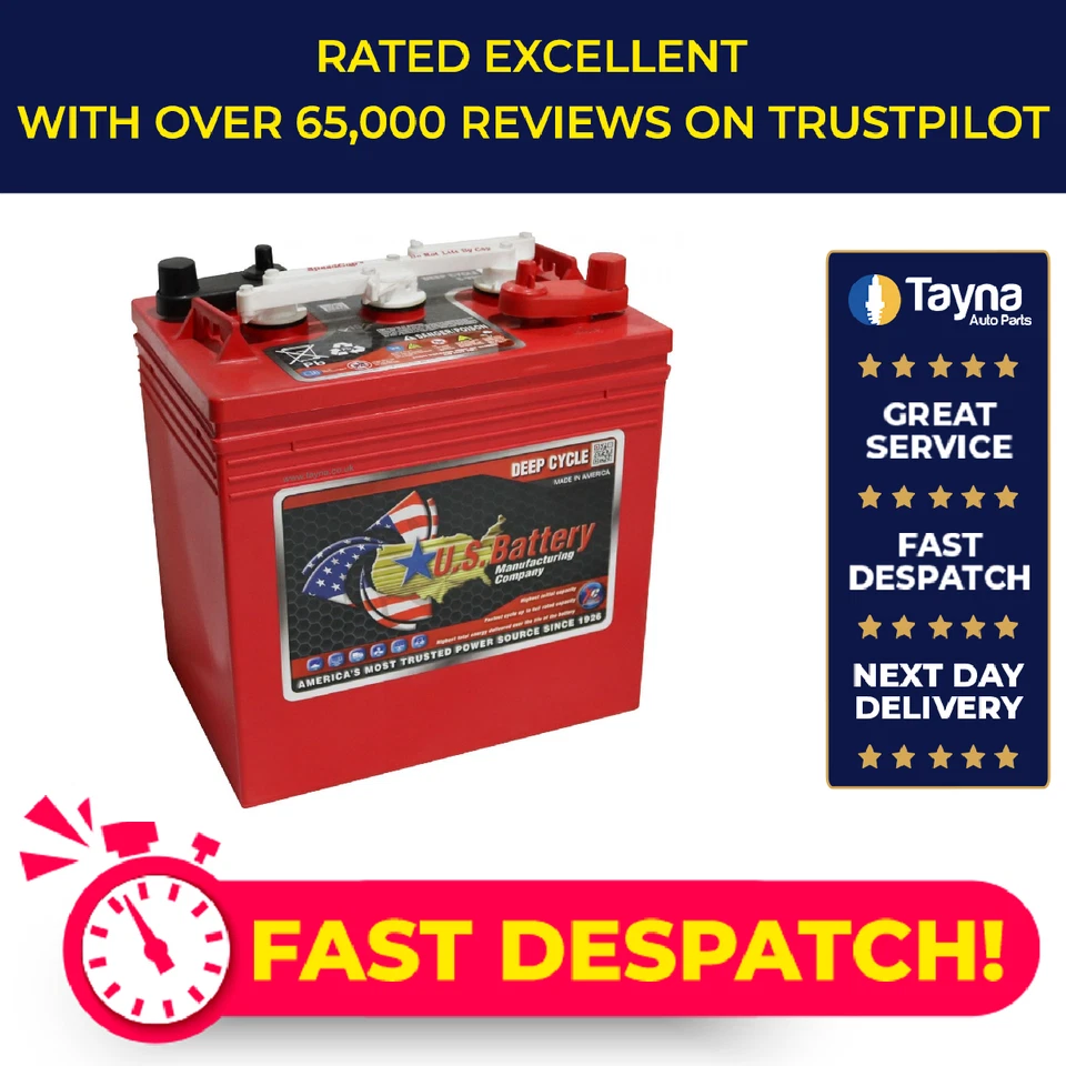 US 125 XC2 DT Deep Cycle Monobloc Battery 6V 242Ah US125DT