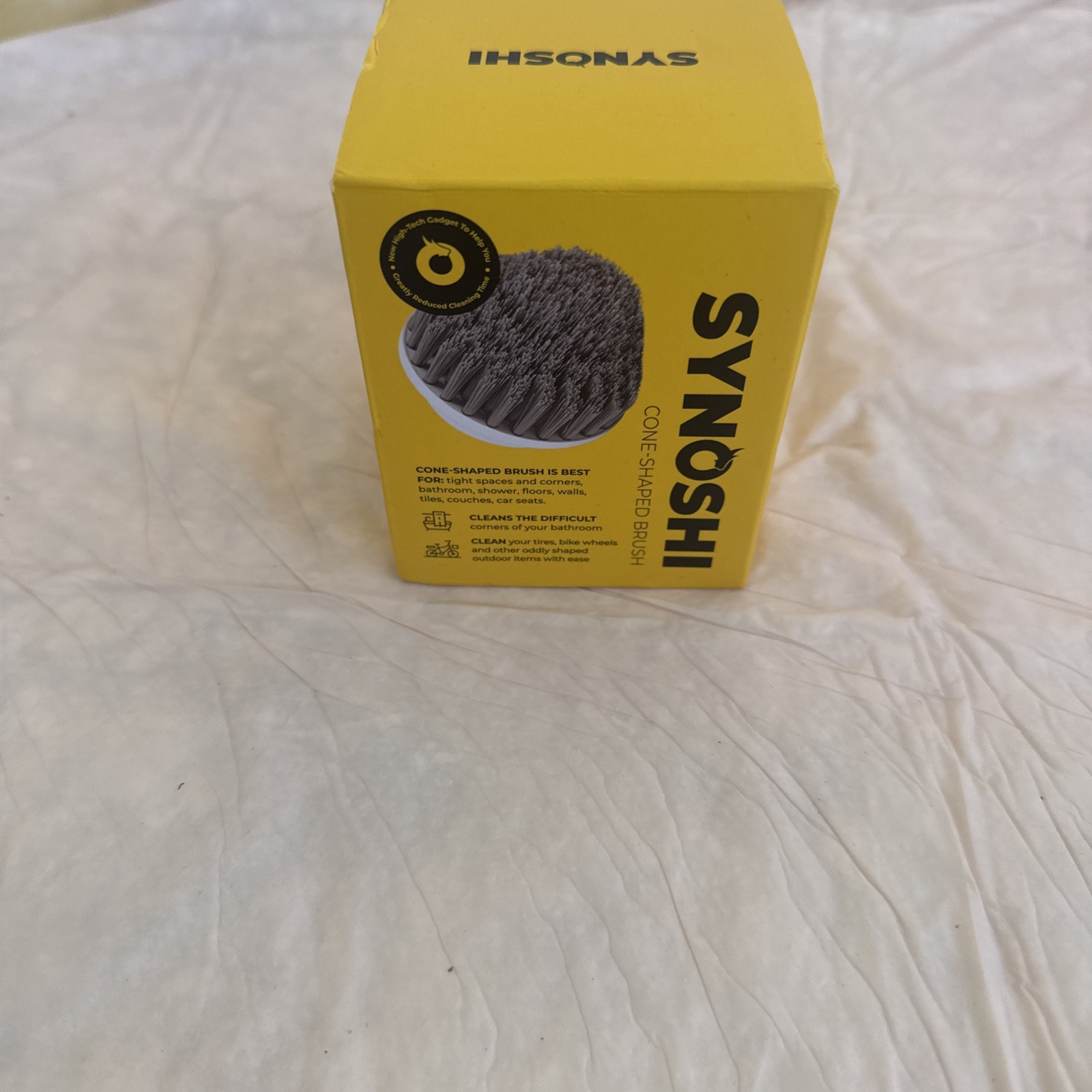 Synoshi Cone Brush Heads for Corners and Hard-To-Reach Places 2-Pack New