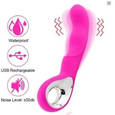 Rechargeable Rabbit Vibrator Sex toys for Women Dildo G-spot Multispeed Massager