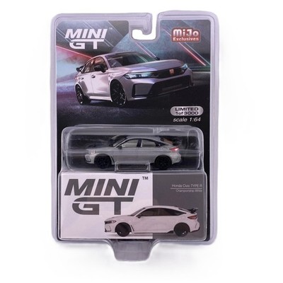 Chase! Mini GT 1:64 Honda Civic Type R Championship White Diecast Car MGT00530