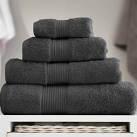 Deyongs Bliss Pima Supersoft Fluffy Cotton 650gsm Bath Sheet Carbon 