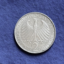 BRD 2 DM 1959 F - Planck - selten