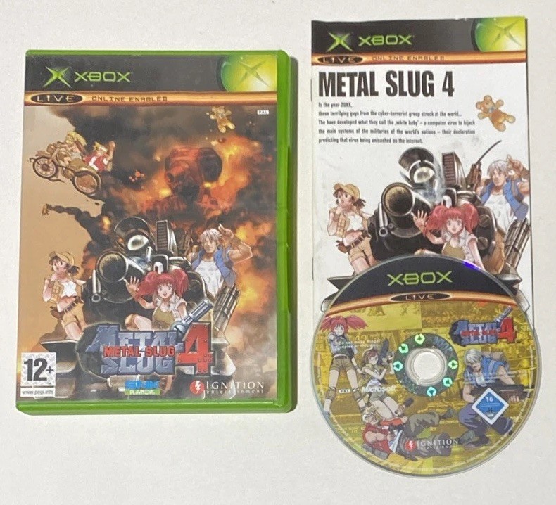Metal Slug 4 - Original XBOX - PAL - TESTED